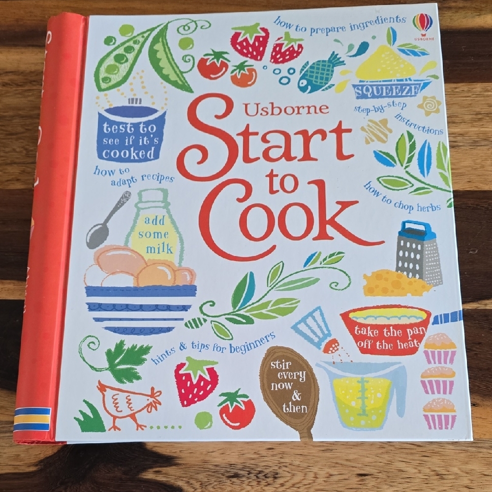 Usborne Start to Cook Book Teaching Experience Basic Gift Together Sustainable